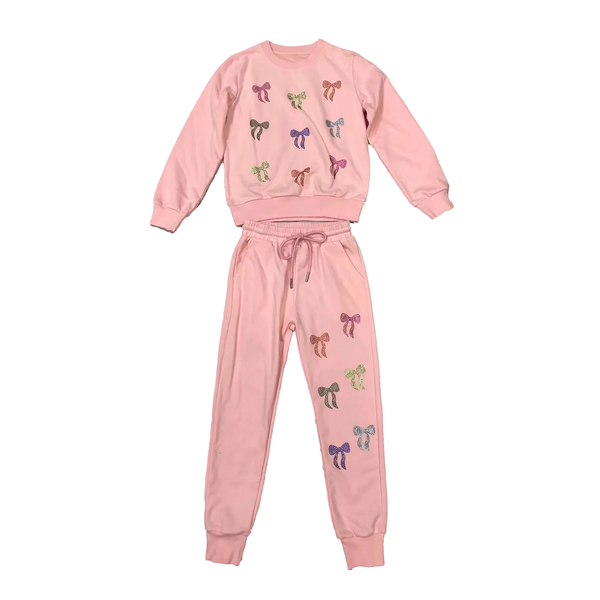 Tweenstyle by Stoopher  - Sparkle Bow Sweatsuit
