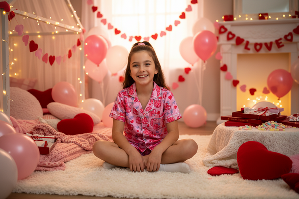 Tweenstyle by Stoopher - Love Cherries Silky Lounge Set