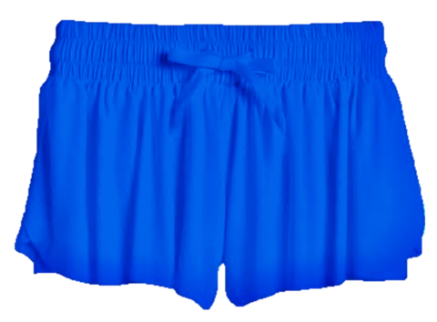 Suzette - Tween Fly Away Shorts - Bright Blue