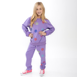 Tweenstyle by Stoopher - Sparkle Smiley Sweatsuit