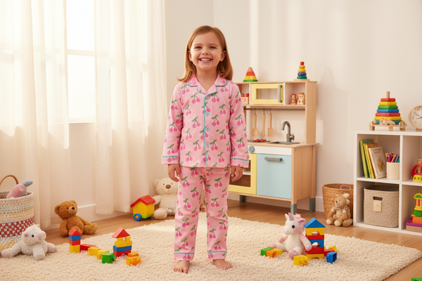 Tweenstyle by Stoopher - Cherries Bamboo Loungewear Set