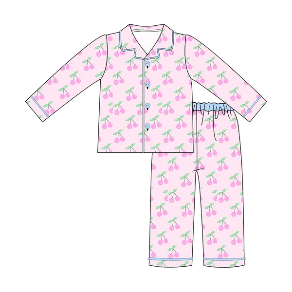 Tweenstyle - Cherries Bamboo Loungewear Set