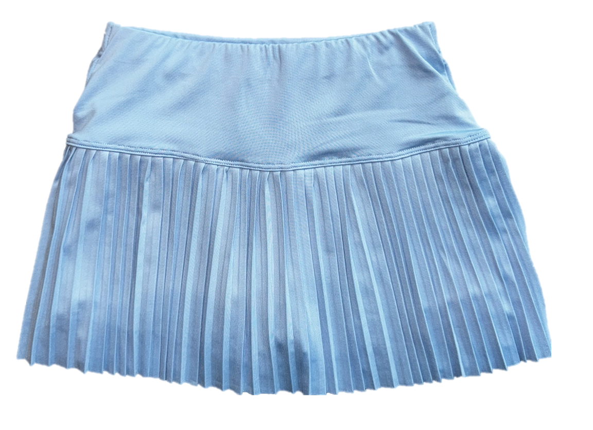 Suzette - Tween Pleated Skort - Chambray