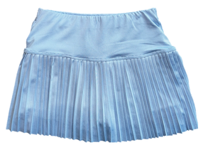 Suzette - Tween Pleated Skort - Chambray