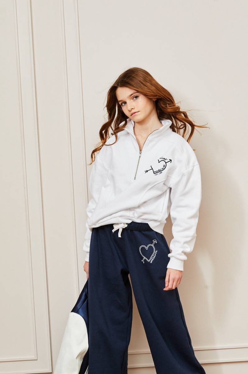 Theme - Crosby Half Zip Sweatshirt - Atelier