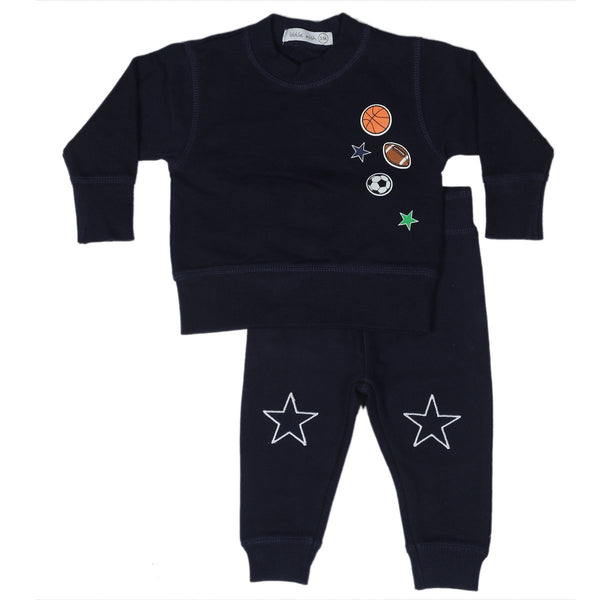 Little Mish - All Star Shirt and Jogger Set