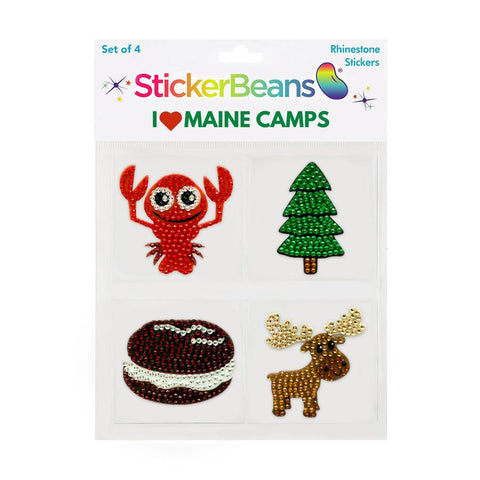 Sticker Bean - I Heart Maine Camps Set