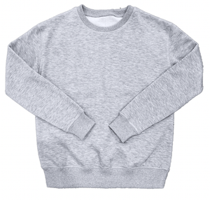 Suzette - Oversized Sweatshirt - Soft Heather Grey