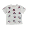 Tweenstyle by Stoopher - Sequin Footballs Tee - Red/Blue