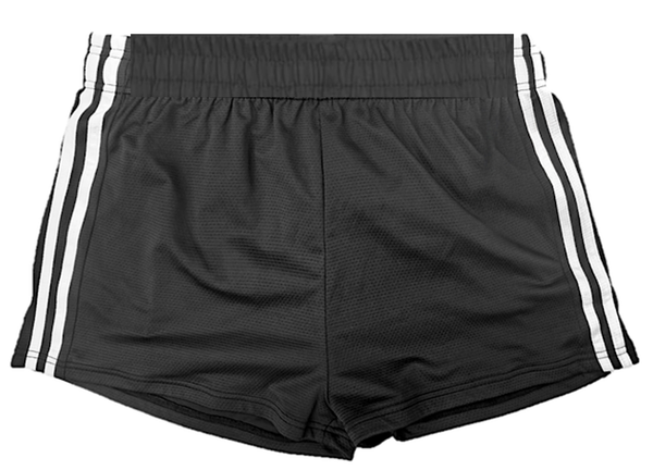 Suzette -Side Stripe Shorts-Black