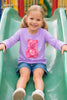 Sparkle by Stoopher - Gummy Bear Printed Long Sleeve Tee - Lavender