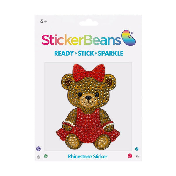 StickerBeans - Red Cheer Bear