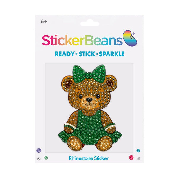 StickerBeans - Green Cheer Bear