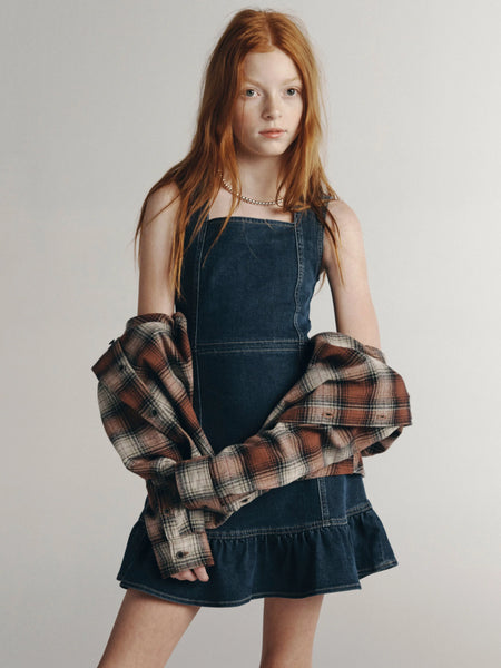 DL - Bety Square Neck Denim Dress