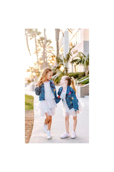 Back to Our Roots Patched Denim Jacket
