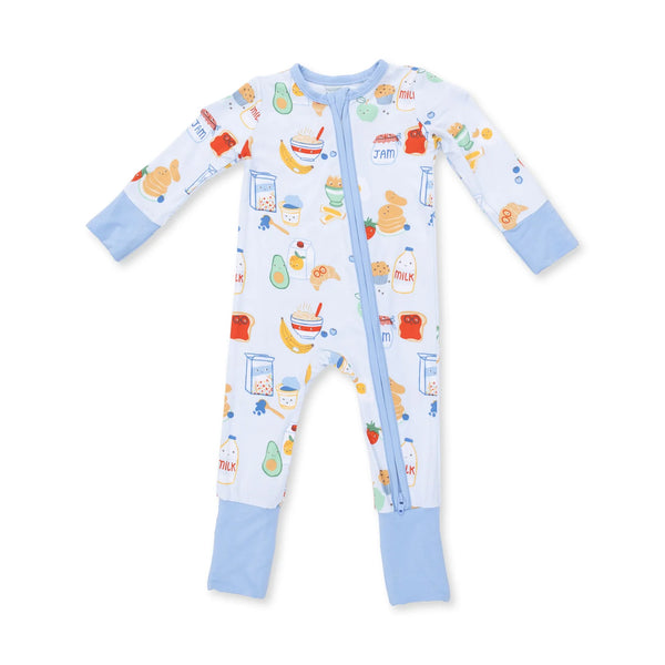 Angel Dear -Breakfast Club Blue  Convertible Romper