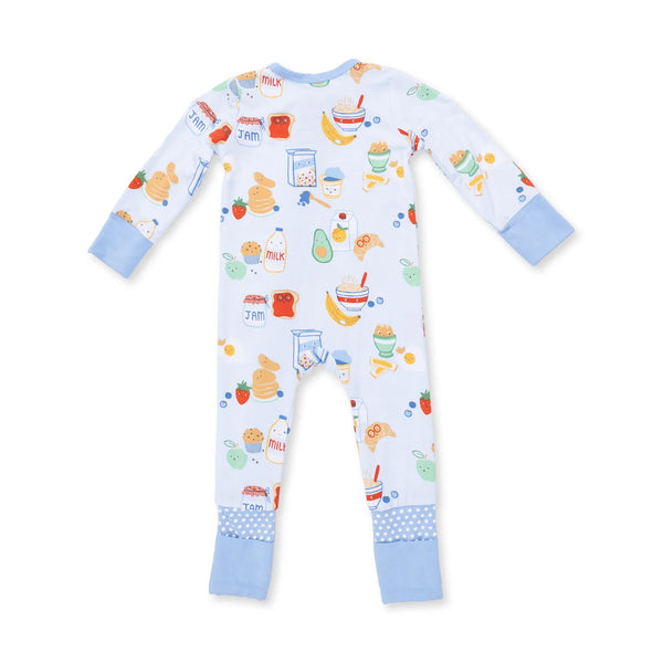 Angel Dear -Breakfast Club Blue  Convertible Romper