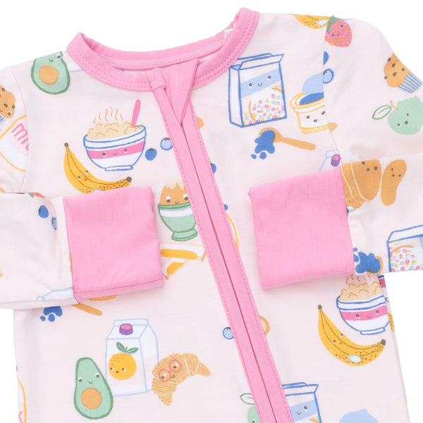 Angel Dear - Breakfast Club Pink  Convertible Romper