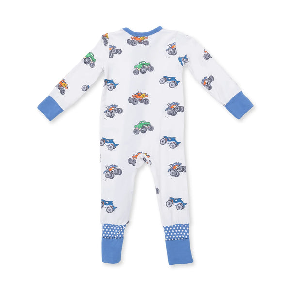 Angel Dear - Monster Trucks  Convertible Romper