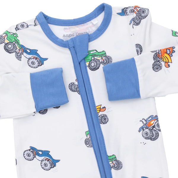 Angel Dear - Monster Trucks  Convertible Romper