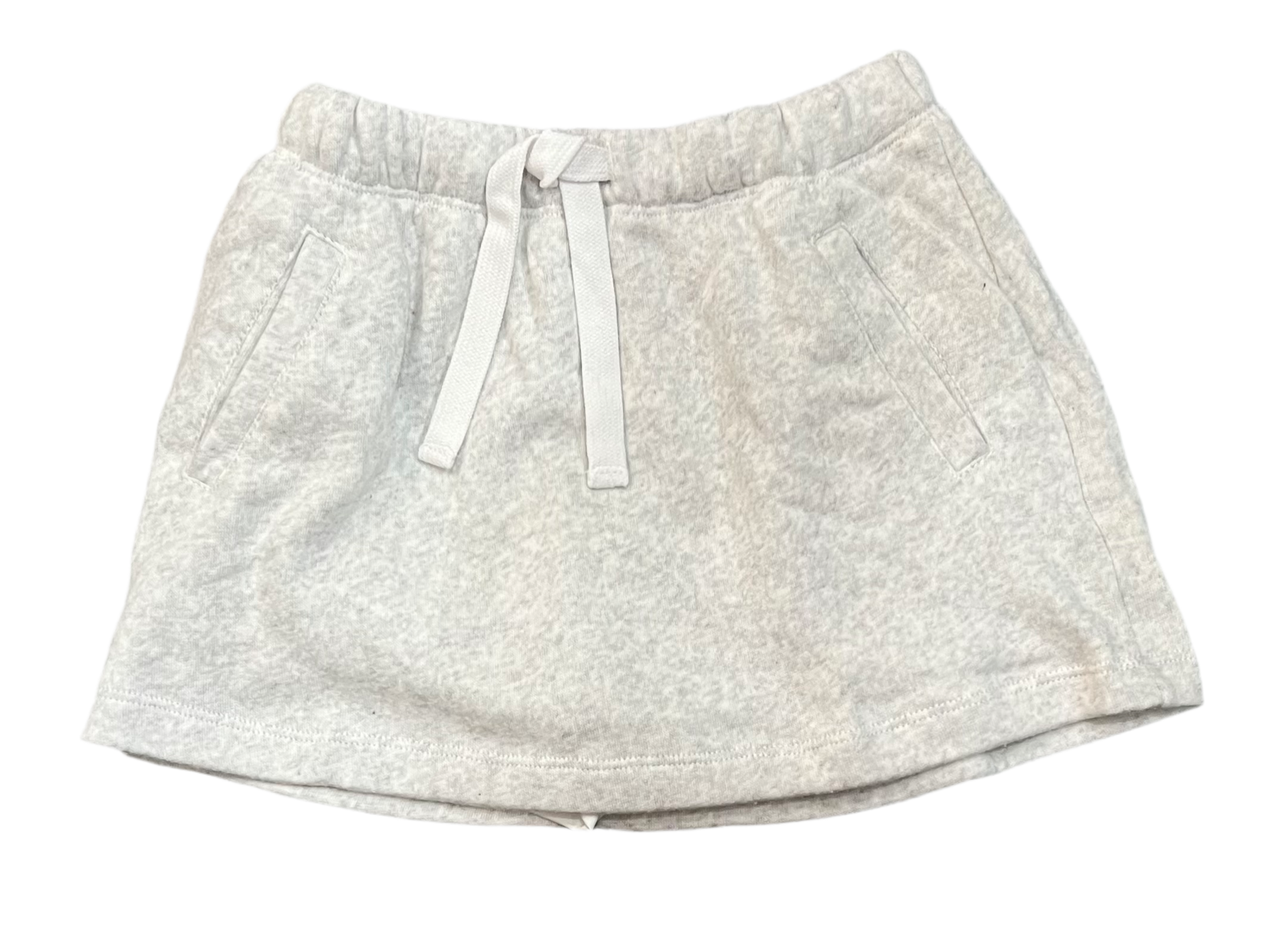 Flowers by Zoe - Light Grey Fleece Skort