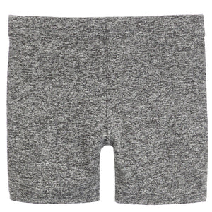 Dori Creations - Heathered Bike Shorts - Black/White