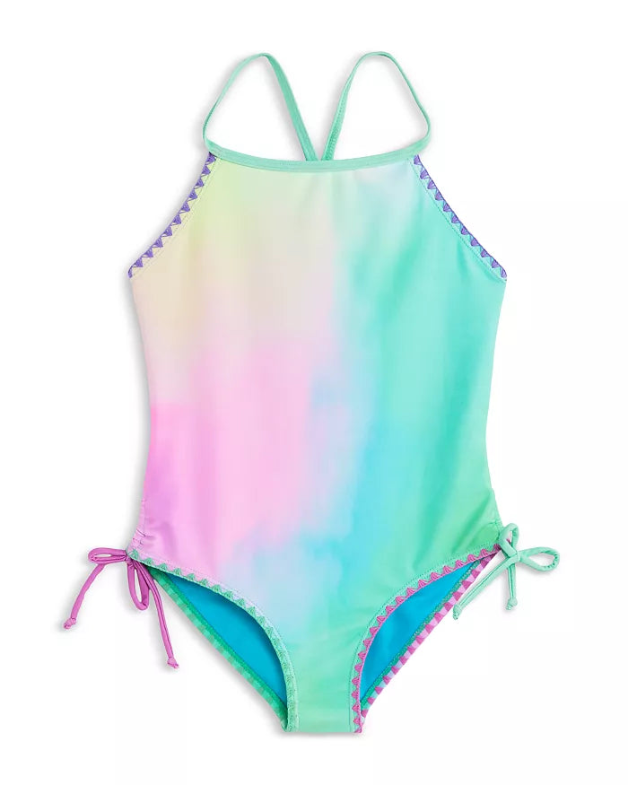 Limeapple - Jasmira Printed One Piece Swimsuit