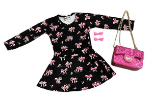 Dori Creations -  Bow Flower Skater Dress