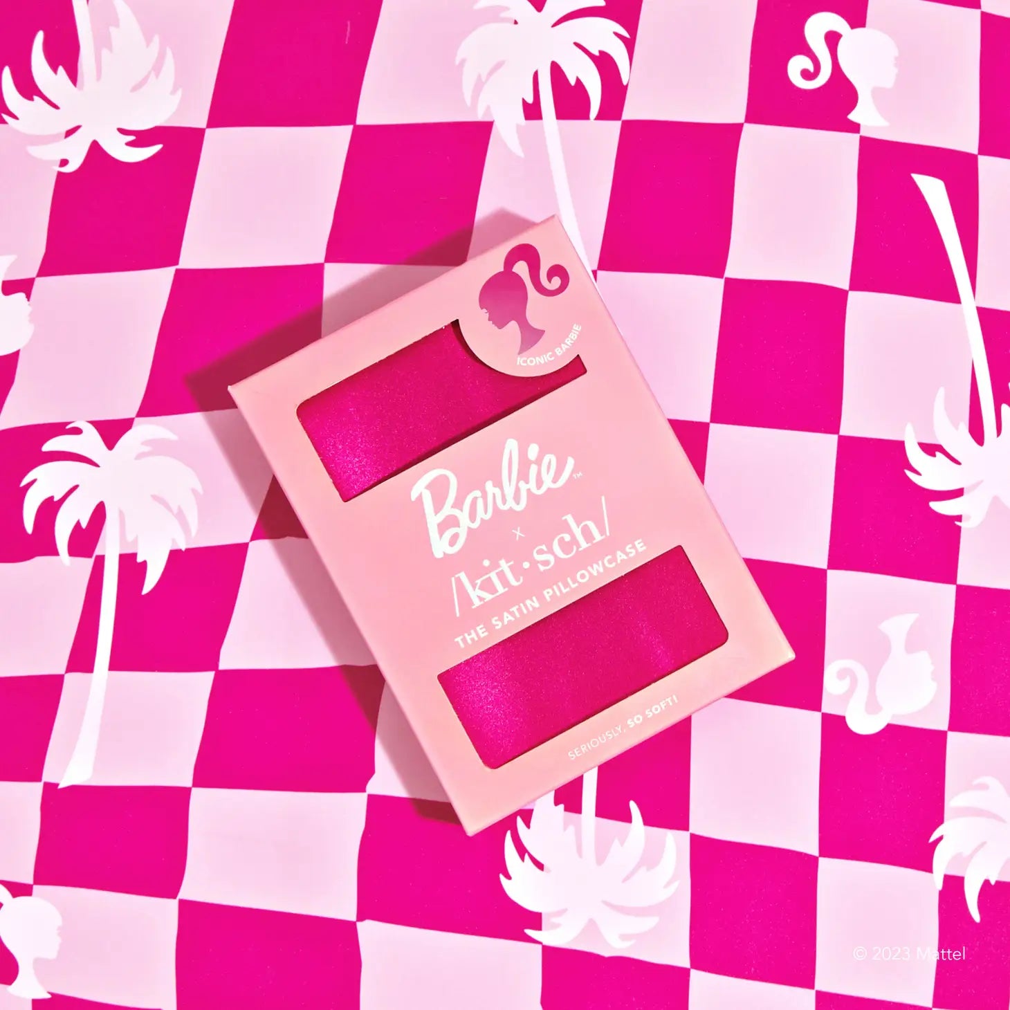 Kitsch - Barbie X Kitsch Satin Pillowcase - Iconic Barbie