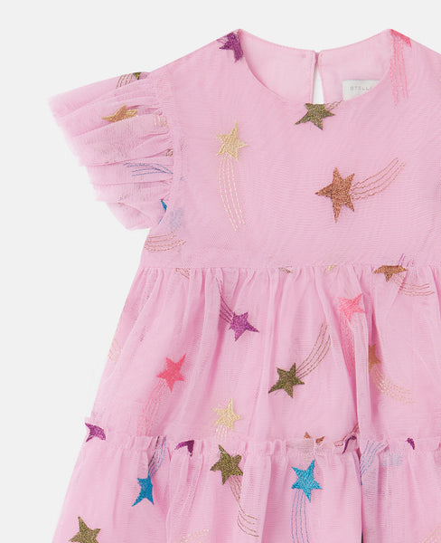 Stella McCartney Kids - Shooting Stars Embroidered Dress