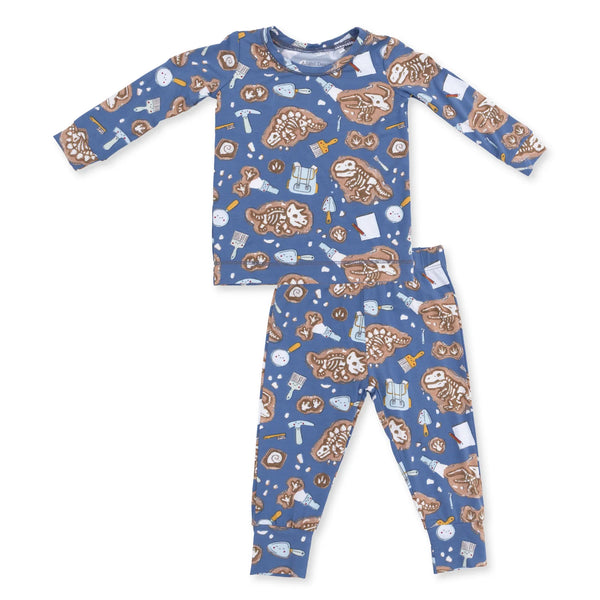 Angel Dear - Glow in the Dark Dino Dig  Long Sleeve Loungewear Set