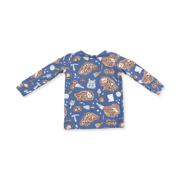 Angel Dear - Glow in the Dark Dino Dig  Long Sleeve Loungewear Set