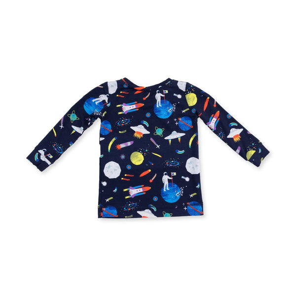 Angel Dear - Astronaut and Rockets Long Sleeve Loungewear Set