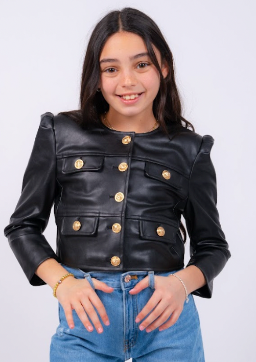 CPW - Phoebe Vegan Leather Crop Jacket