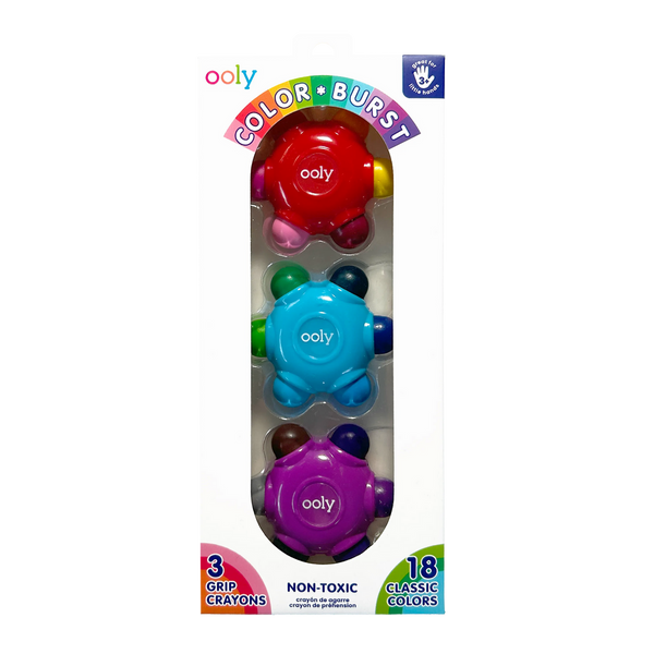 Ooly -Color Burst Crayons - Set of 3