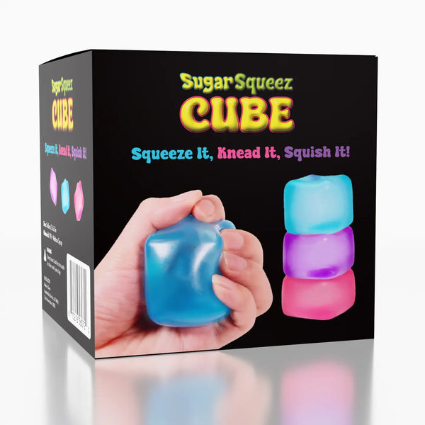 Sugarsqueez Cube Mini Size Squishy Fidget Sugar Stress Ball (1pc)