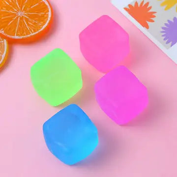 Sugarsqueez Cube Mini Size Squishy Fidget Sugar Stress Ball (1pc)