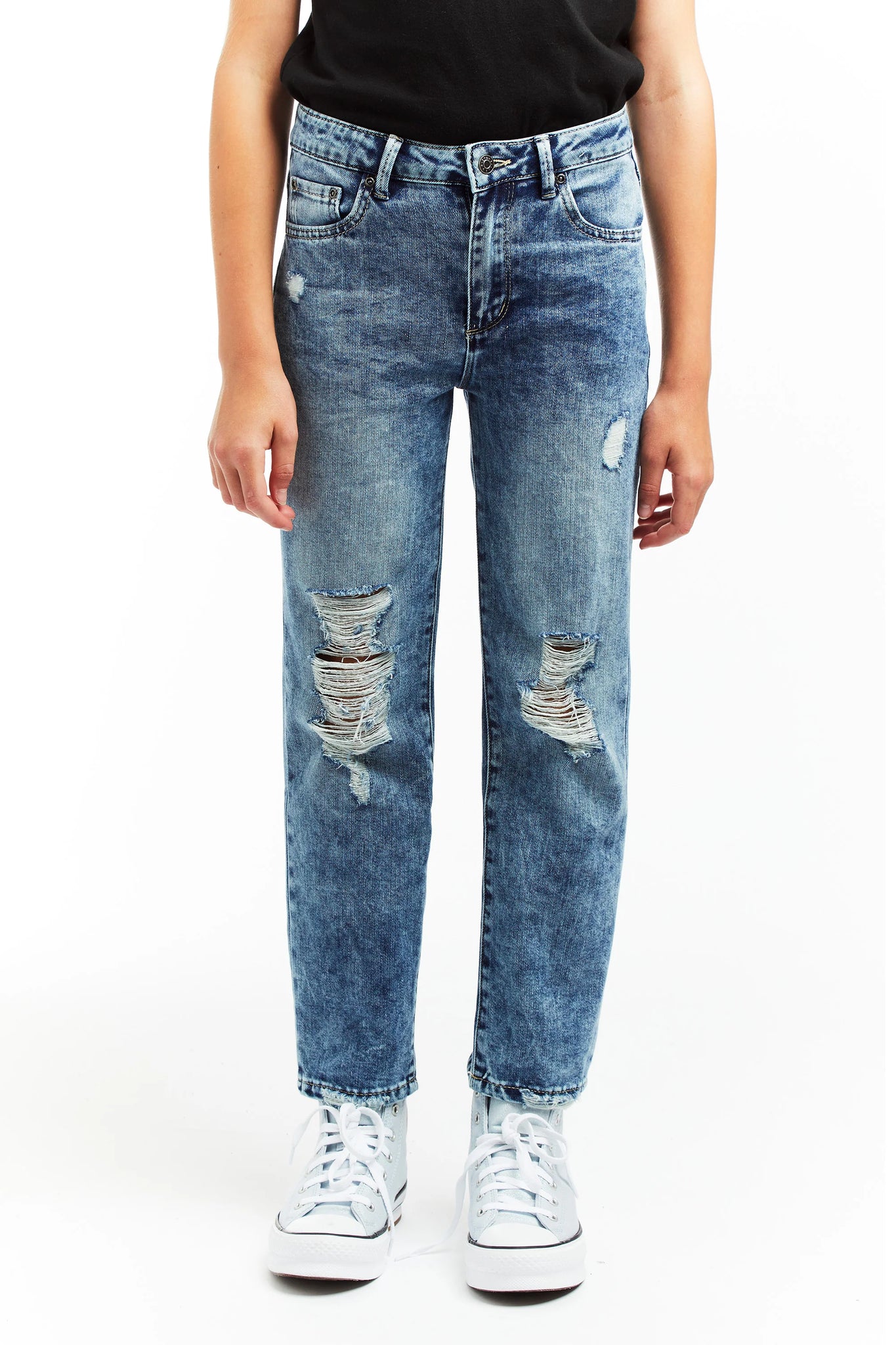 Tractr - High Rise Destructed Crop Straight