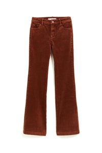 Tractr - Mid Rise Brown Cord Flare