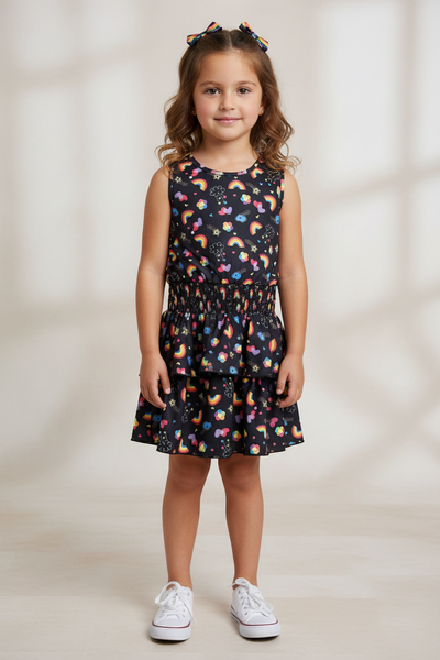 Tweenstyle by Stoopher - Rainbows & Shooting Stars Dress