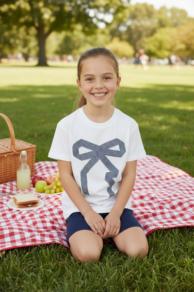 Tweenstyle by Stoopher - Gingham Bow Tee