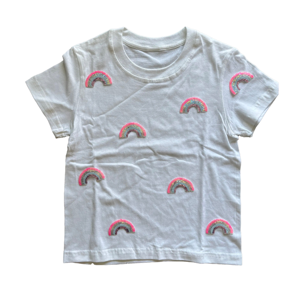 Tweenstyle by Stoopher - Sequin Rainbows T-Shirt