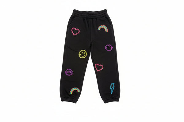 Rock Candy - Black Sparkle Icon Pant