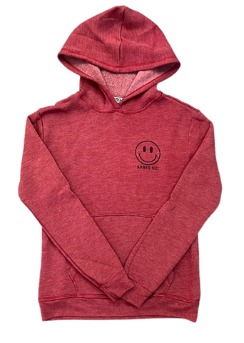 T2Love - Oversized Hooded Pullover with Apres Ski Smiley