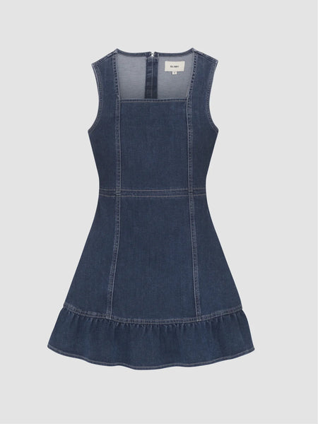 DL - Bety Square Neck Denim Dress