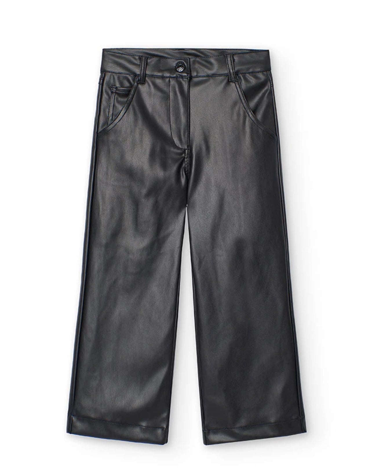 Boboli - Black faux leather pants