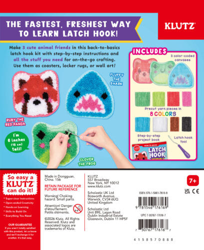 Klutz - Latch Hook Red Panda