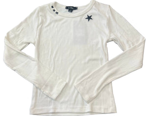 Flowers by Zoe - Star Embroidered Off White Thermal