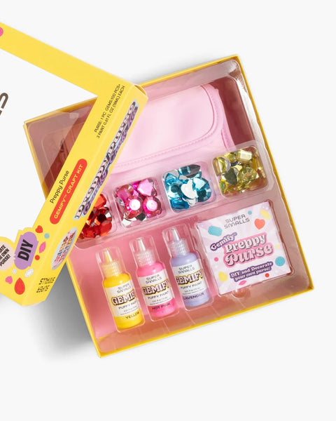 Super Smalls -  Preppy Purse Gemify Craft Kit