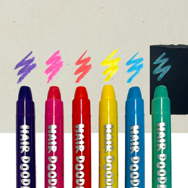 Ooly - Hair Doodlers Hair Crayons - Set of 6